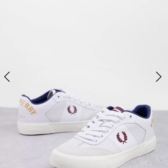 Fred Perry Authentic Trainers/Sneakers posh Anthropologie size 7 - Picture 1 of 8